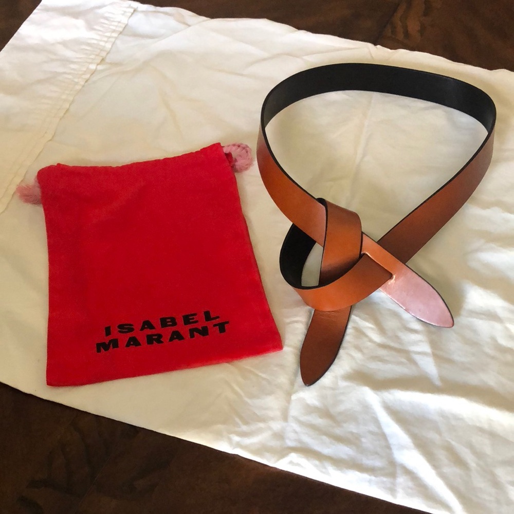 ISABEL MARANT Reversible Lecce Leather Belt
